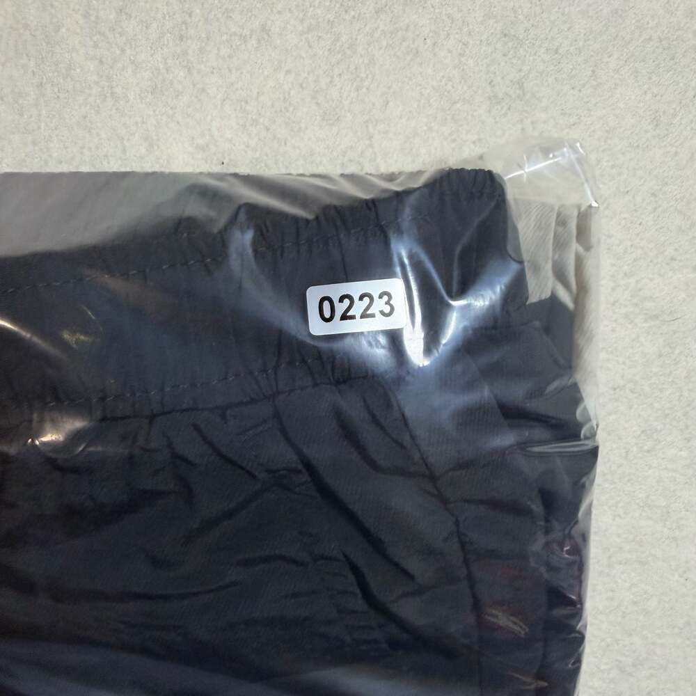FTP Pants Mens Size XL Colorblock Nylon Warm-Up Black Olive White Nylon Flaws - Picture 14 of 14